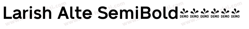 Larish Alte SemiBold字体转换